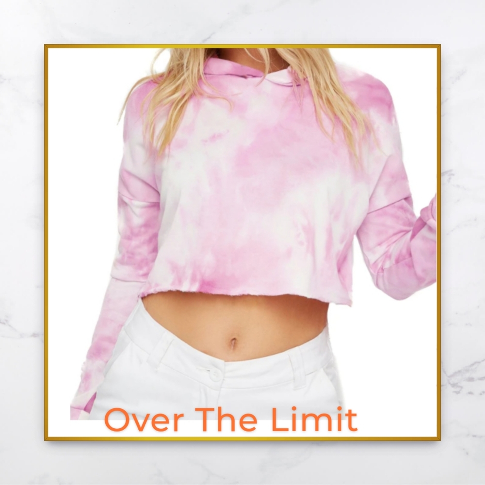 NWOT Over The Limit Cropped Hoodies